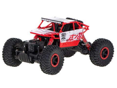 Samochód  zdalnie sterowanRock Crawler HB 2,4GHz 1:18 czerwony