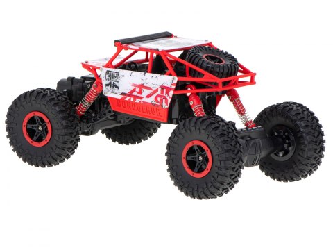 Samochód  zdalnie sterowanRock Crawler HB 2,4GHz 1:18 czerwony