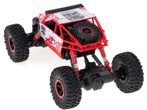 Samochód  zdalnie sterowanRock Crawler HB 2,4GHz 1:18 czerwony