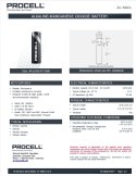 Bateria Duracell Procell LR6 AA