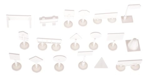 Mata do zabawy miasto ulica + znaki drogowe wodoodporna 130x100cm