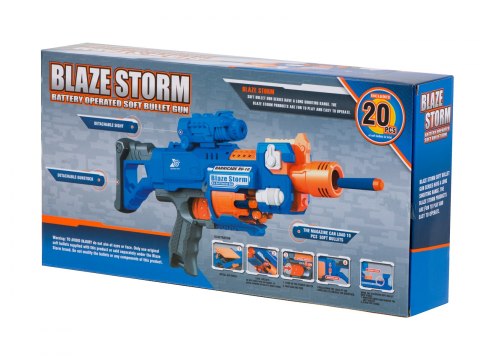 Karabin na piankowe strzałki pistolet bębenkowy+celownik +20 strzałek