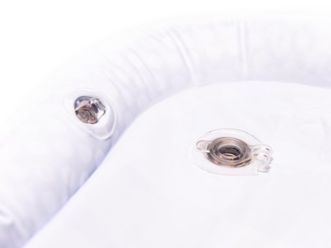 Mata wodna nadmuchiwana kontrastowa czarno-biała szachownica 65cmx50cm