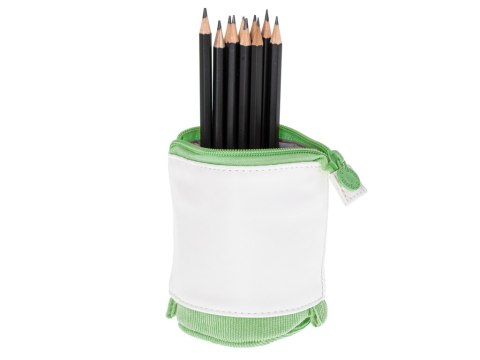 Piórnik szkolny saszetka tuba 2w1 zielony