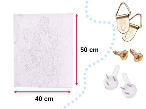 Malowanie po numerach obraz 40x50cm koń