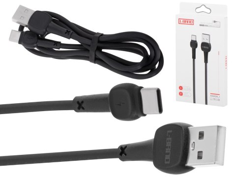 L-BRNO Kabel usb szybkie ładowanie NB132 czarny
