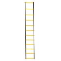 Drabinka koordynacyjna gimnastyczna treningowa do ćwiczeń żółta
