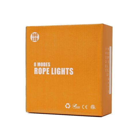 Lampki LED łańcuch sznur wąż 10m 100LED multikolor