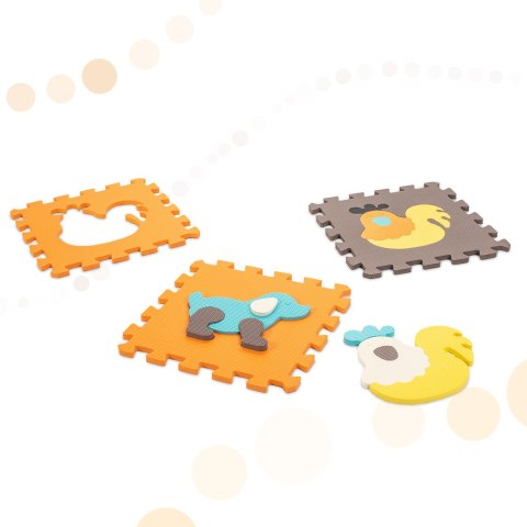 Puzzle piankowe mata / kojec dla dzieci 25el. 114cm x 114cm x 1cm