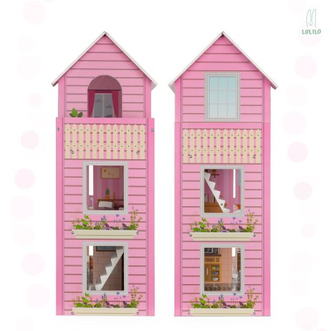Domek dla lalek drewniany LULILO Trikito 70cm