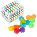 Kostka elastyczna układanka sorter kształtów zabawka wtykana prostokąt