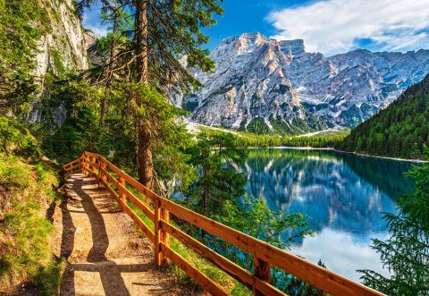 CASTORLAND Puzzle 1000el. Braies Lake, Italy - Jezioro Braies Włochy