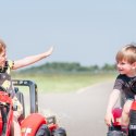 Traktor na Pedały  gokart Czerwony Duży z Przyczepką od 3 lat
