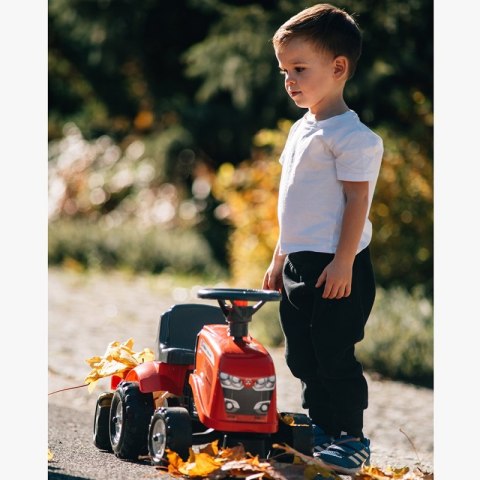 FALK Traktorek Baby Massey Ferguson Czerwony z Przyczepką + akc. Od 1 roku FALK Traktorek Baby Massey Ferguson Czerwony z Przyczepką + akc. Od 1 roku