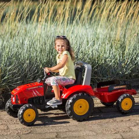 Gokart traktor dla dzieci na Pedały z Przyczepką Otwierany od 3 Lat Gokart traktor dla dzieci na Pedały z Przyczepką Otwierany od 3 Lat