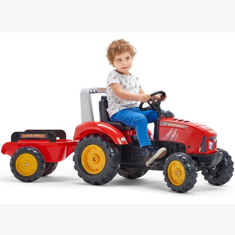 Gokart traktor dla dzieci na Pedały z Przyczepką Otwierany od 3 Lat Gokart traktor dla dzieci na Pedały z Przyczepką Otwierany od 3 Lat