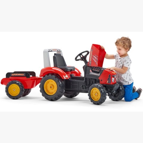 Gokart traktor dla dzieci na Pedały z Przyczepką Otwierany od 3 Lat Gokart traktor dla dzieci na Pedały z Przyczepką Otwierany od 3 Lat