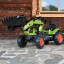 gokart Traktor Claas z Przyczepą i Łyżką na pedały dla dzieci od 2 lat