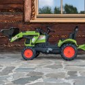 gokart Traktor Claas z Przyczepą i Łyżką na pedały dla dzieci od 2 lat