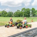 gokart Traktor Claas z Przyczepą i Łyżką na pedały dla dzieci od 2 lat