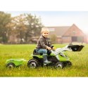 Koparka Traktor na pedały dla dzieci gokart  z przyczepą Farmer Max Łyżka