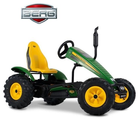 BERG Gokart na pedały XL John Deere BFR Pompowane koła od 5 lat do 100 kg BERG Gokart na pedały XL John Deere BFR Pompowane koła od 5 lat do 100 kg