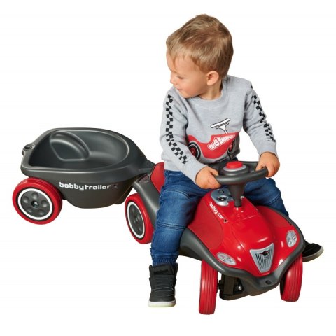 BIG Przyczepka do Jeździka Bobby Car Next Trailer Szara