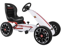 GOKART ABARTH na pedały Duże miekkie koła PA0167