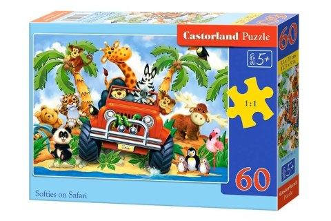 Puzzle 60 el. Softies on Safari