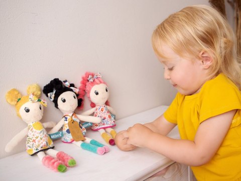 Miękka lalka szmacianka Maja Mom's Care ZA4494