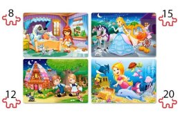 Puzzle 4w1 8,12,15,20-el Beautiful Fairy Tales