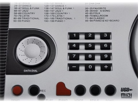 Keyboard MK-935 - 5 oktaw, ekran LCD, split, 6 banków pamięci