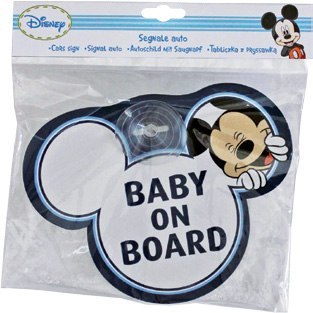 Tabliczka Z Przyssawką - Baby On Board - Mickey Tabliczka Z Przyssawką - Baby On Board - Mickey