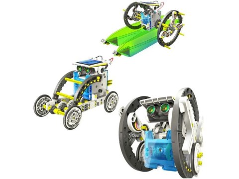 Edukacyjny Zestaw Solarny Robot 14w1 - Pies, Łódka Itp