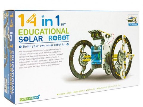 Edukacyjny Zestaw Solarny Robot 14w1 - Pies, Łódka Itp