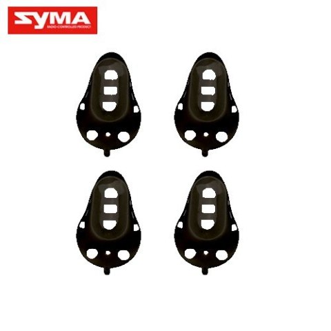 Osłony Silników Czarne x8c-08 Motor Holder Black 4szt