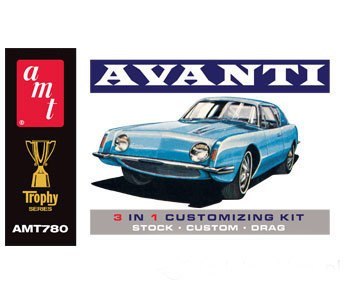 Model Plastikowy Do Sklejania AMT (USA) - 1963 Studebaker Avanti