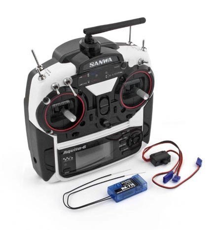 Aparatura SANWA AQUILA 6 2,4 GHz (MODE 2)