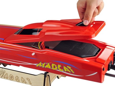 Łódź elektryczna Madcat OBL RTR (czerwona) - Thunder Tiger
