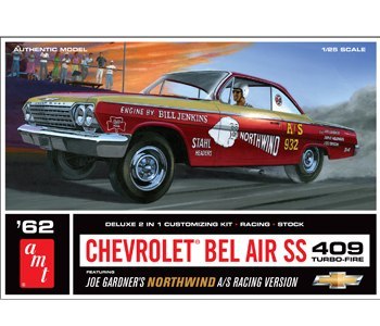 Model plastikowy - Samochód 1962 Chevy Bel Air Super St - AMT