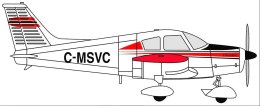 Model plastikowy - Samolot Piper Cherokee - Minicraft