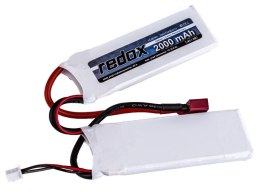 Redox ASG 2000 mAh 7,4V 20C (rozdzielony) (1+1) - pakiet LiPo