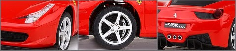 Samochód Licencjonowany Ferrari 458 Italia 1:10 MJX