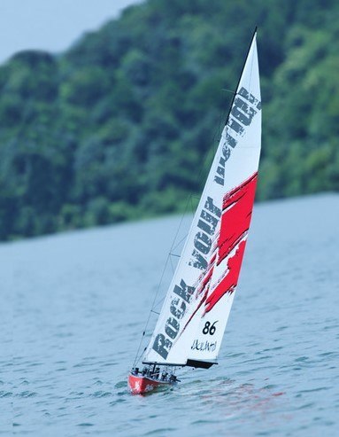 Żaglówka Naulantia 1M Yacht KIT ( Żółta ) - Thunder Tiger