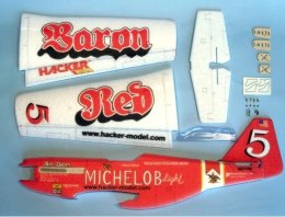 Mustang Red Baron Reno 840 ARF - Samolot Hacker Model