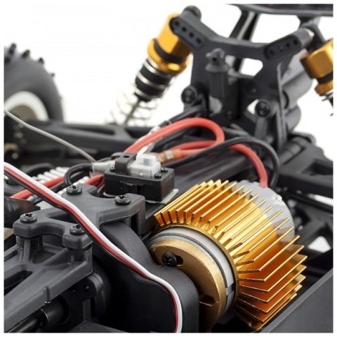 Samochód elektryczny BUGGY RTR 1:10 Off-Road (czerwono-żółto-biały) - SST