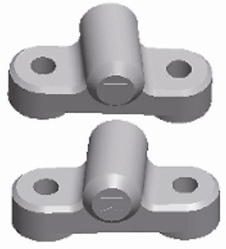 Wltoys 12428-0039 Left and Right Positioning sheet for the Rear Axis Rod