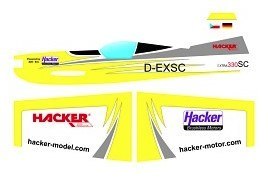Extra 330SC Double Hacker ARF Yellow - Samolot Hacker Model
