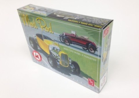 Model plastikowy - Samochód 1929 Ford Model A Roadster (OAS) Mod Rod - AMT