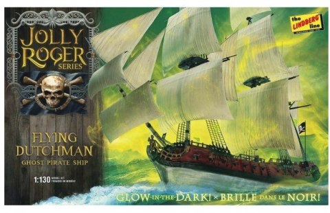 Model plastikowy - Statek Jolly Roger Series: Flying Dutchman 1:130 - Lindberg